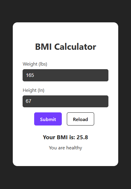 BMI Calculator